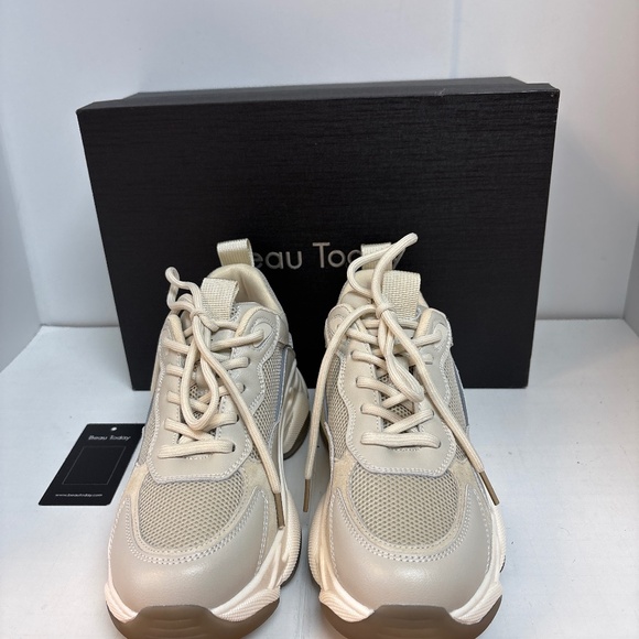 NIBox Women’s Beau Today Chunky Walking Shoes Size 5.5 - Picture 3 of 5